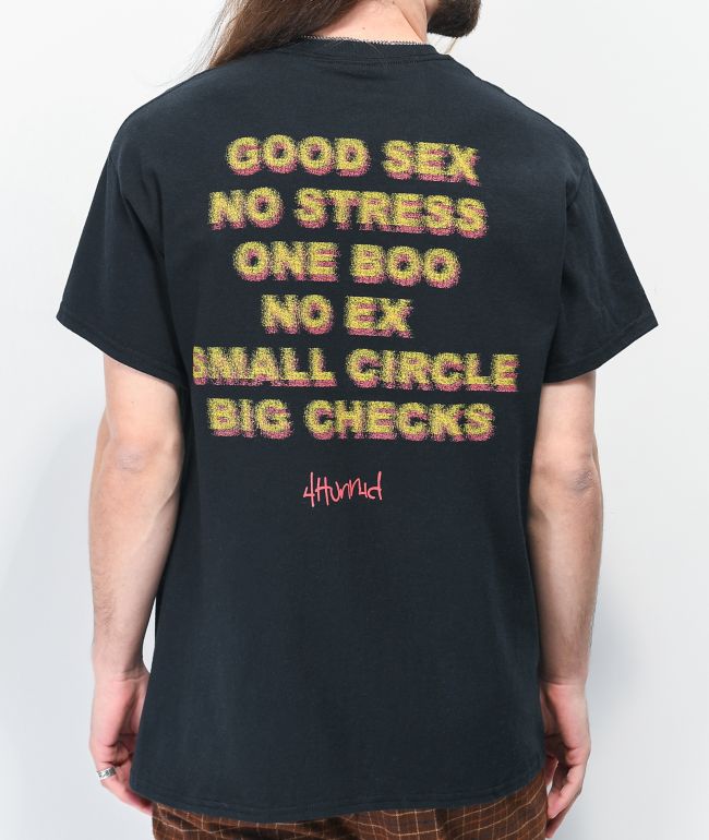 Verlammen Pebish Kikker 4Hunnid Good Sex Black T-Shirt