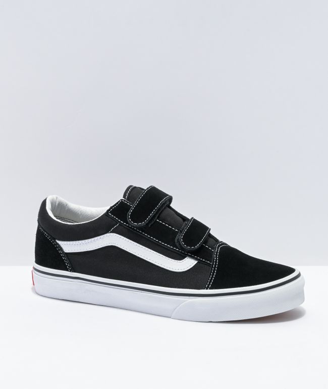 Old Skool V Black & White Skate Shoes