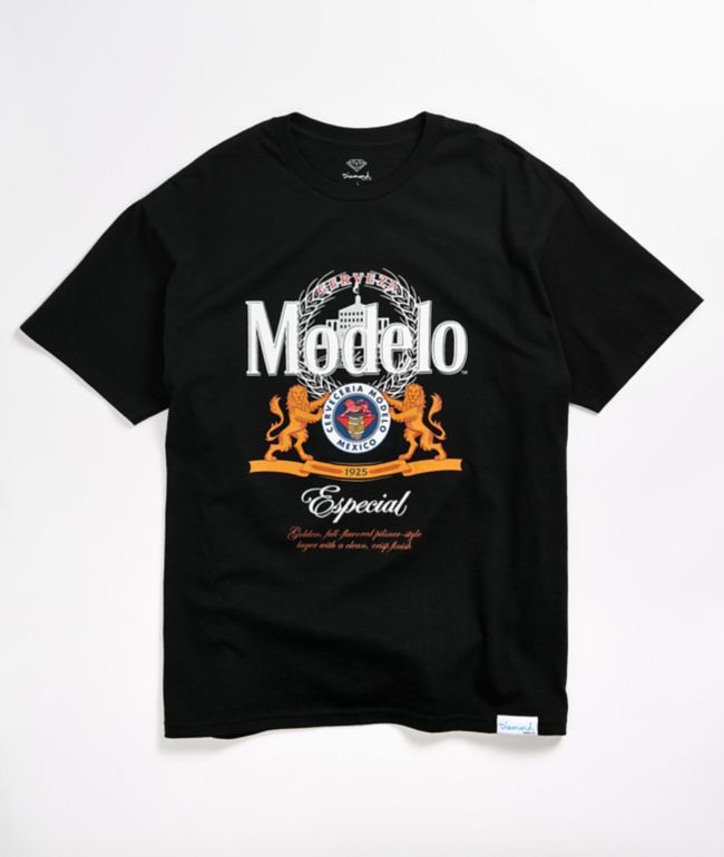 Diamond Supply Co. x Modelo Especial Black T-Shirt