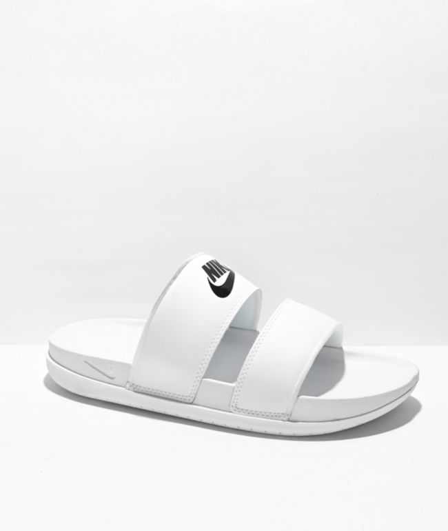 Isbjørn Næb Lure Nike Offcourt Duo White Slide Sandals