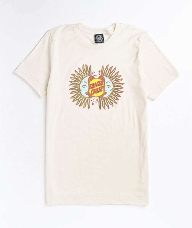 Santa Cruz Split Sun Off-White T-Shirt