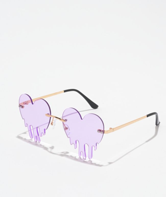zumiez heart sunglasses