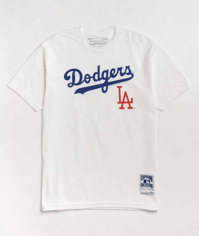 Mitchell & Ness Men's Los Angeles Dodgers Big Time T-Shirt in Gray - Size XL