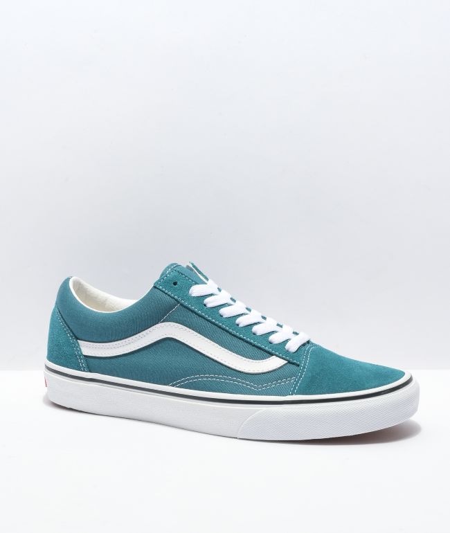 vans teal blue