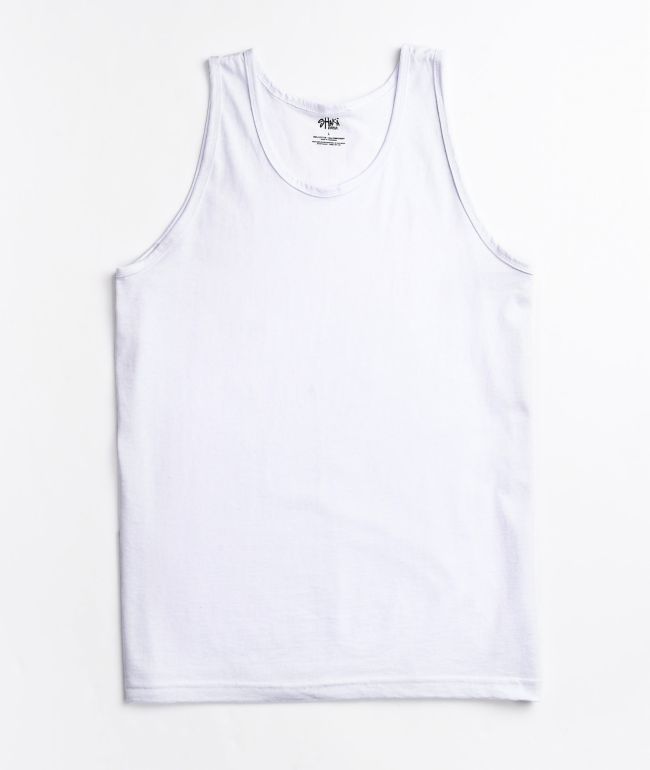 White Tank Tops & Sleeveless Shirts.