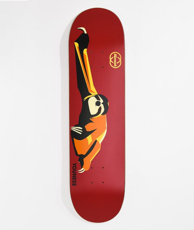 Afgekeurd Kan worden berekend Klimatologische bergen Almost Youness Animals 8.0" Skateboard Deck