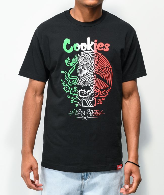 kleinhandel scheuren schreeuw Cookies La Raza Black T-Shirt