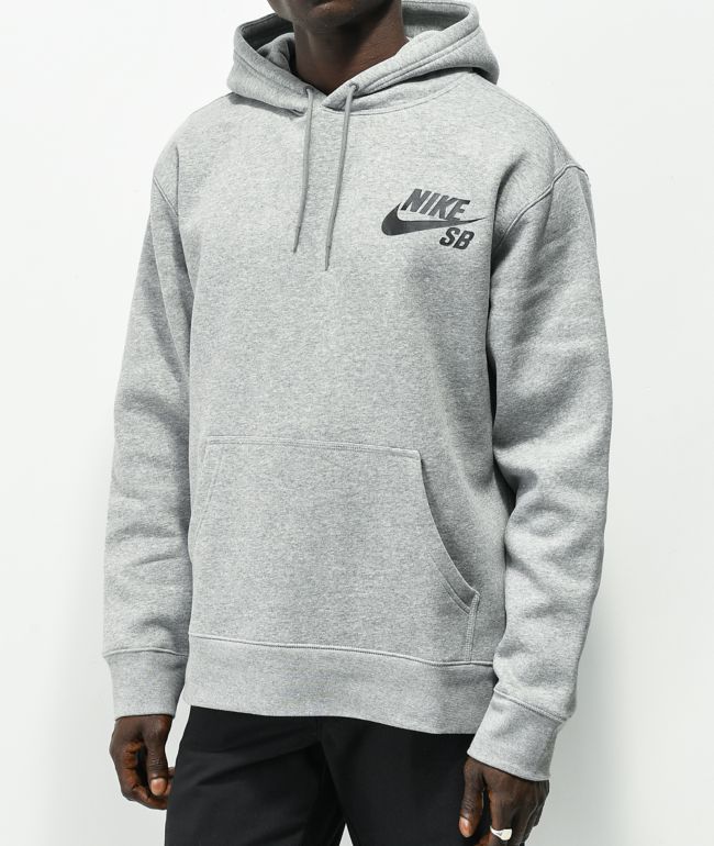 grey hoodie nike