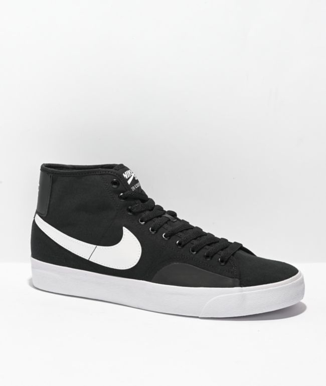 Verbeelding vrije tijd wiel Nike Blazer Mid '77 Vintage Black Leather Shoes