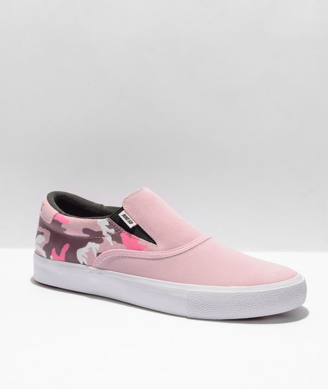 Nike SB Letica Bufoni Verona Pink & Camo Slip-On