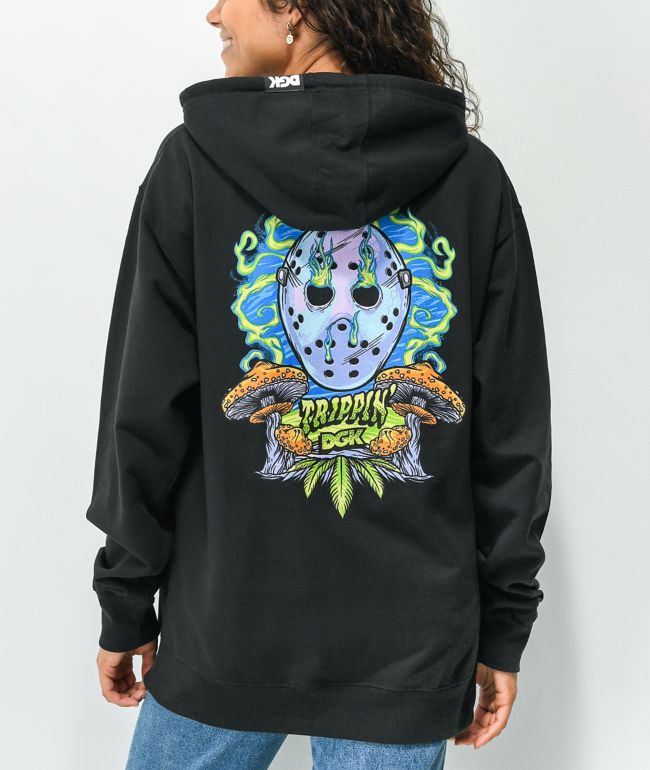black graphic sweatshirt