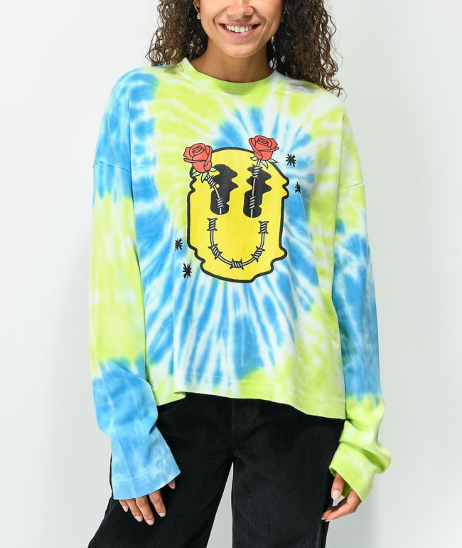 Empyre Laynie Blue & Green Tie Dye T-Shirt