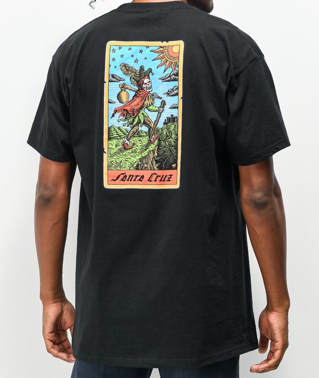 fejl Arthur græsplæne Santa Cruz Tarot Black T-Shirt