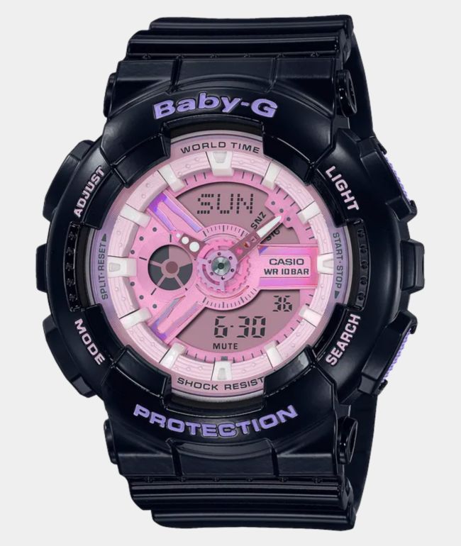 Festival openbaring Niet essentieel G-Shock Baby-G Polarized Black & Pink Watch