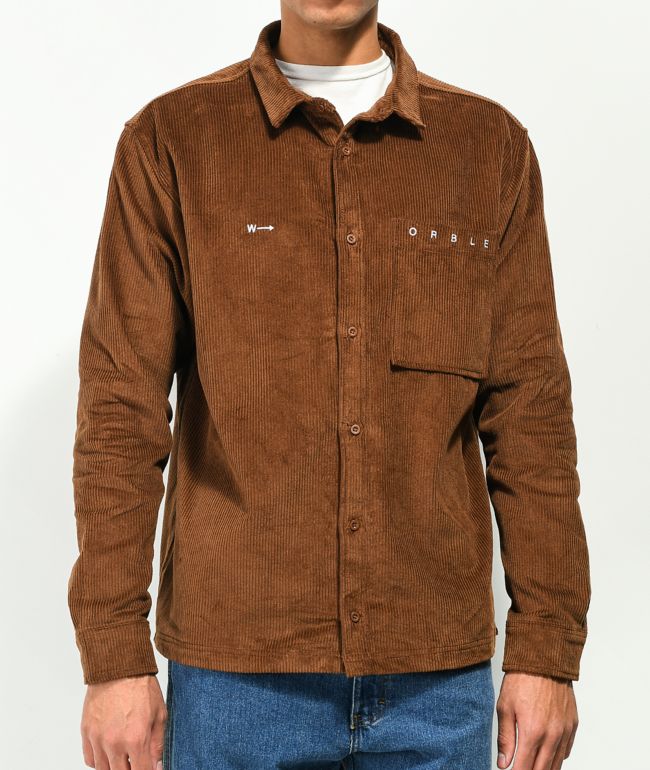 Corduroy Long-Sleeve Work Shirt