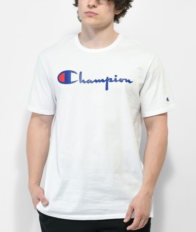 Koninklijke familie visie symbool Champion Lightweight White T-Shirt