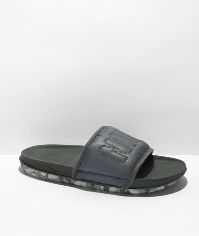 Nike Minnesota Vikings Off-Court Wordmark Slide Sandals in Gray