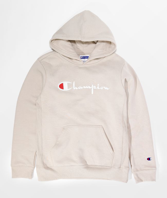 Champion Kids' Tan Hoodie