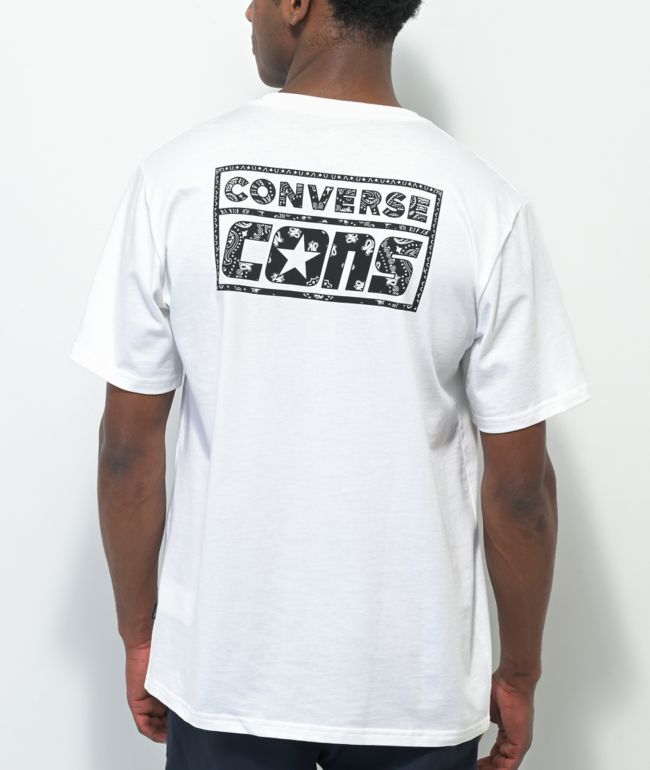 Converse Paisley White T-Shirt