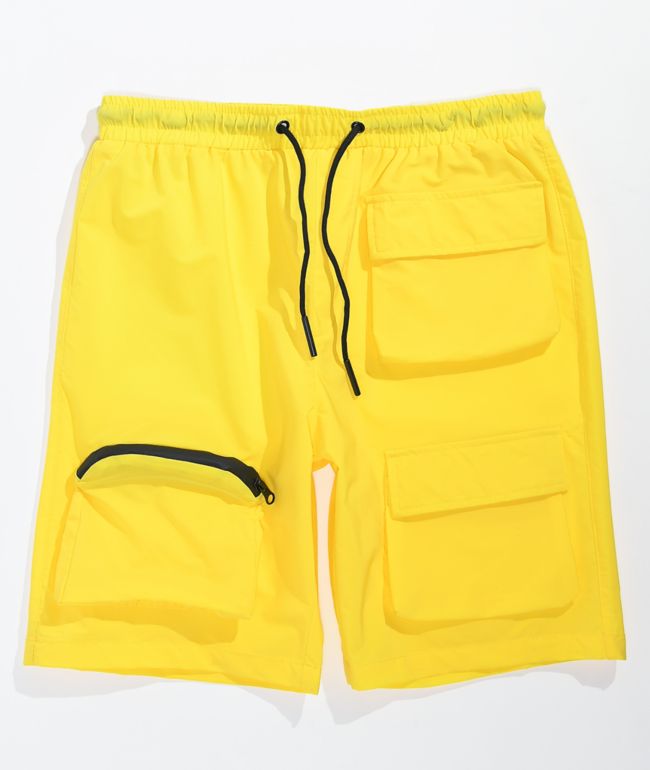 Short JUST DON Yellow size M International in Polyester - 20080466