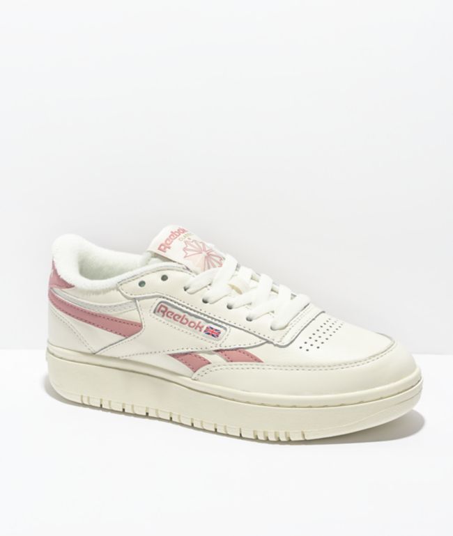 Soft and Sweet: Reebok White and Pink Sneakers