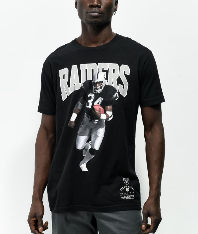 fumle halvleder strand Mitchell & Ness x NFL Raiders Bo Jackson Black T-Shirt