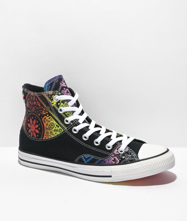 Converse Chuck Taylor All Star Pride Black High Top Shoes | Zumiez