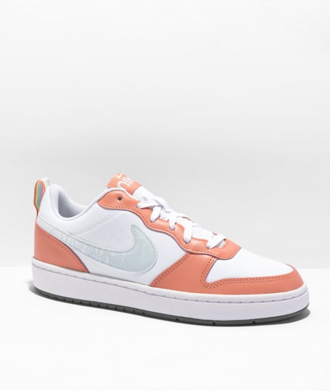 SB Special Court Borough Low White & Pink Shoes