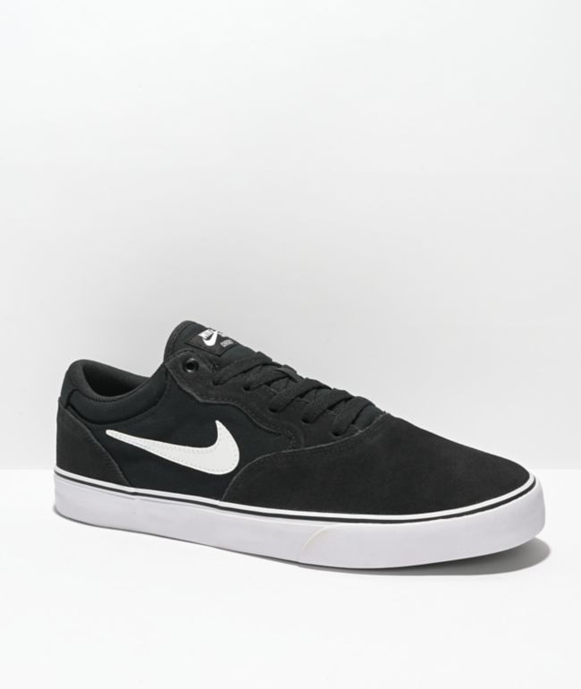 Nike RM Black & White Canvas Skate Shoes
