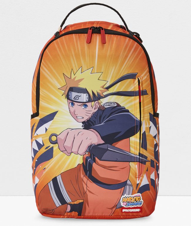 Sprayground x Naruto Shippuden Breakout Orange Backpack