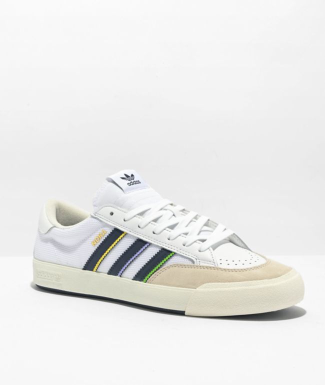 adidas Nora White, & Gold Shoes