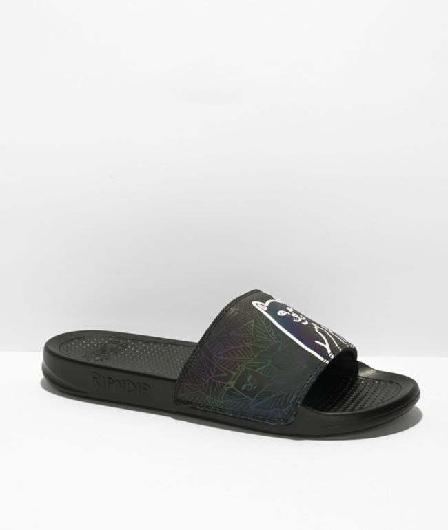 Paint Splatter Nike Slides atelieryuwa.ciao.jp