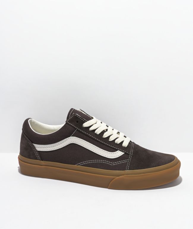 ongeluk Verenigde Staten van Amerika Stoffig Vans Skate Old Skool Black, White & Gum Skate Shoes