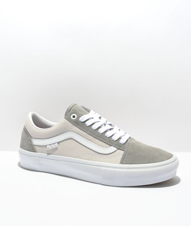 zwart Donder vrouwelijk Vans Skate Old Skool Cloud Grey Skate Shoes