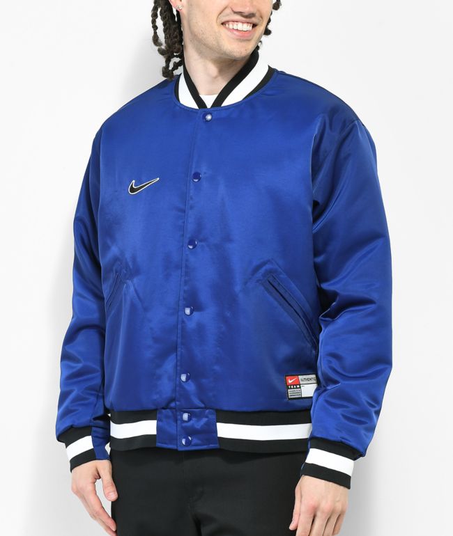 Indringing Vakantie Sympathiek Nike SB Baseball Blue Varsity Jacket