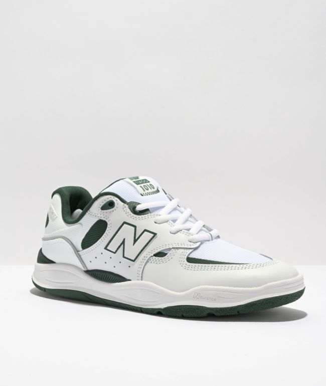 Toro De nada hidrógeno New Balance Numeric Tiago 1010 White & Green Skate Shoes