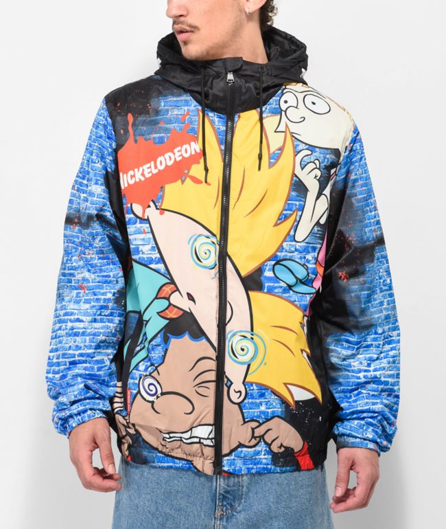 Members Only x Rick & Morty Chaqueta rompevientos negra