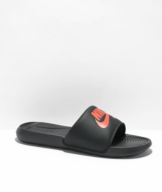 Kilauea Mountain Bevægelig Læge Nike SB Victori One SB Slide Black & Team Orange Slide Sandals