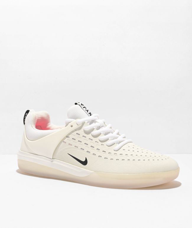 vocaal Groen mosterd Nike SB Nyjah 3 Summit White Skate Shoes