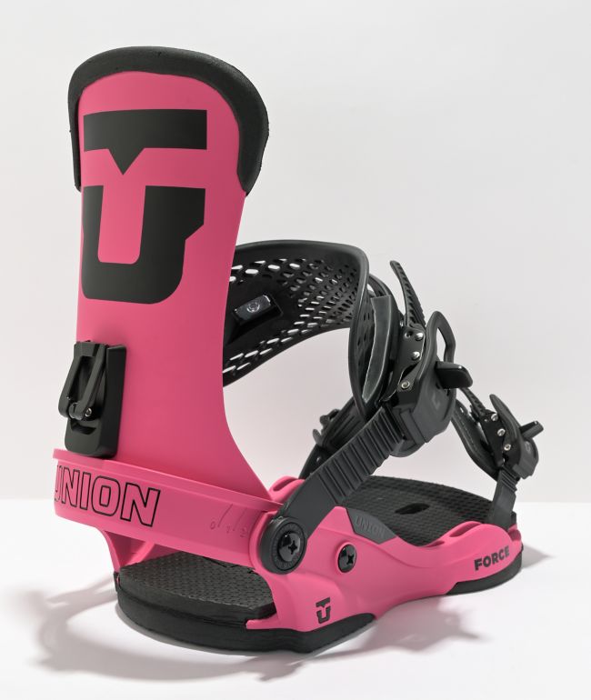 Union Force Pink Snowboard Bindings 2023