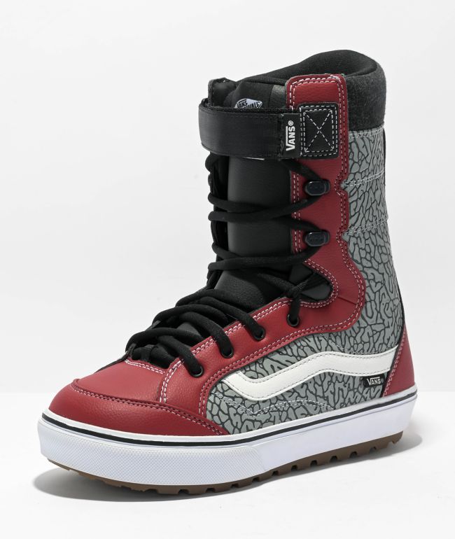 Zaailing Dank je Fonkeling Vans Hi-Standard Linerless DX Red & Black Snowboard Boots 2023