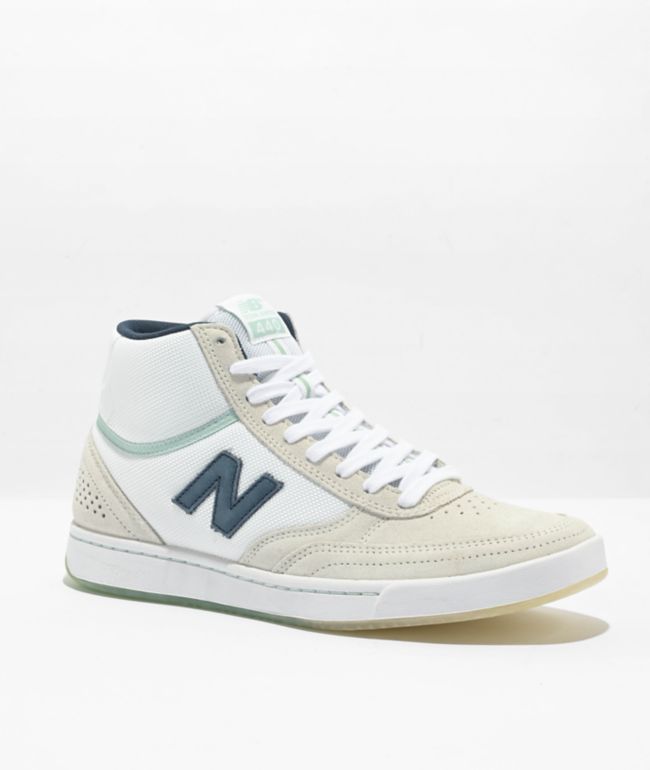 New 440 Cream White Leather Shoes