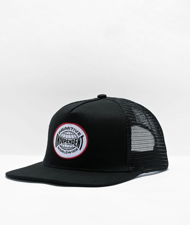 Primitive x Independent Black Trucker Hat | Zumiez