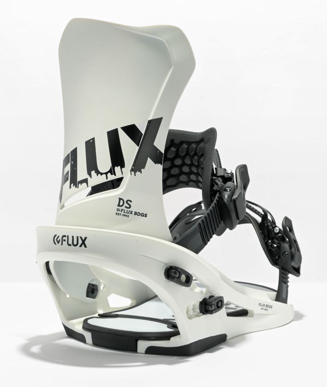 Flux DS White Snowboard Bindings 2023