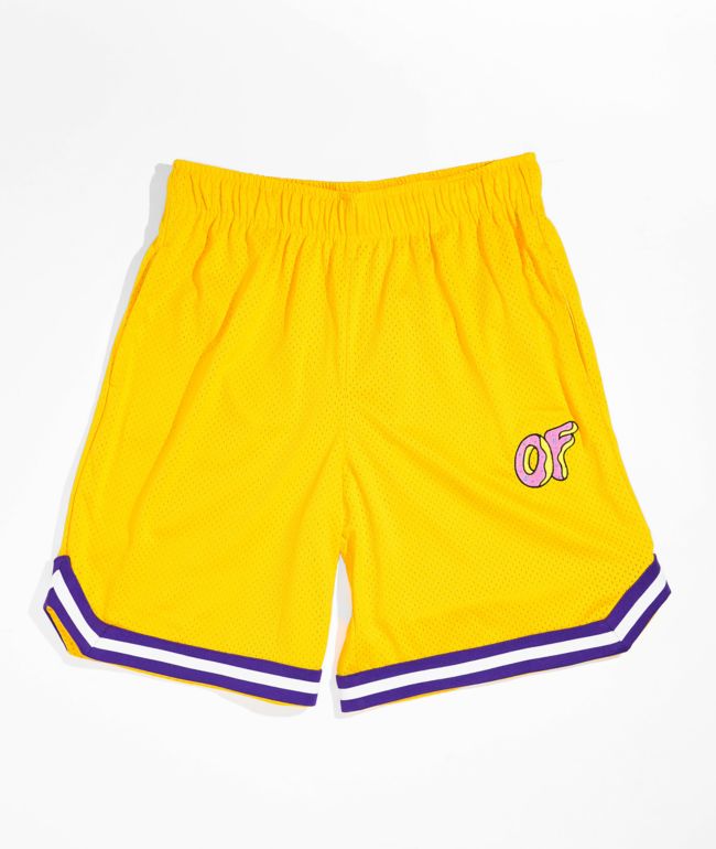 Lakers jersey short, Men's Fashion, Bottoms, Swim Trunks & Board