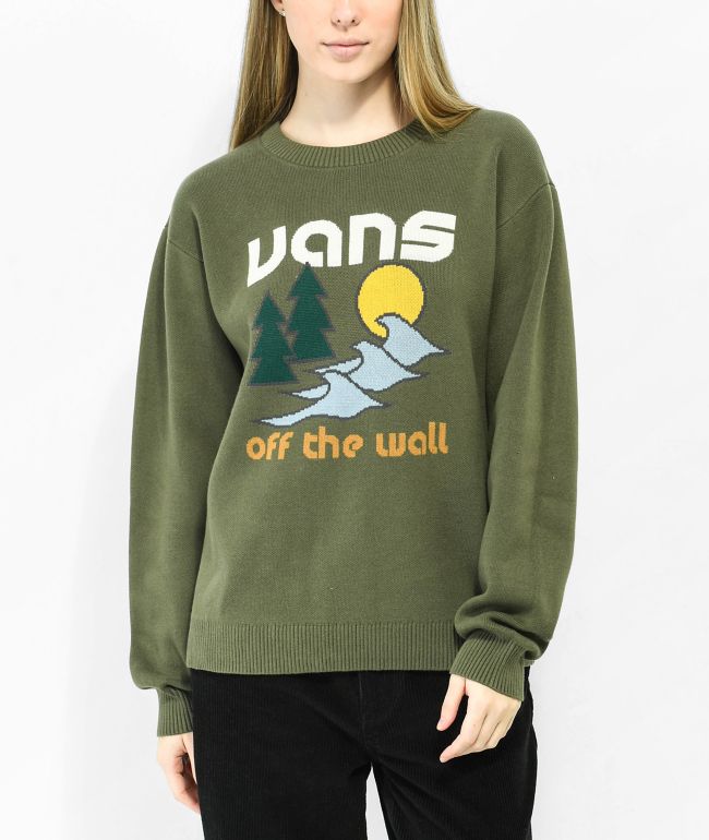 Vans Coastal Crew Green Sweater