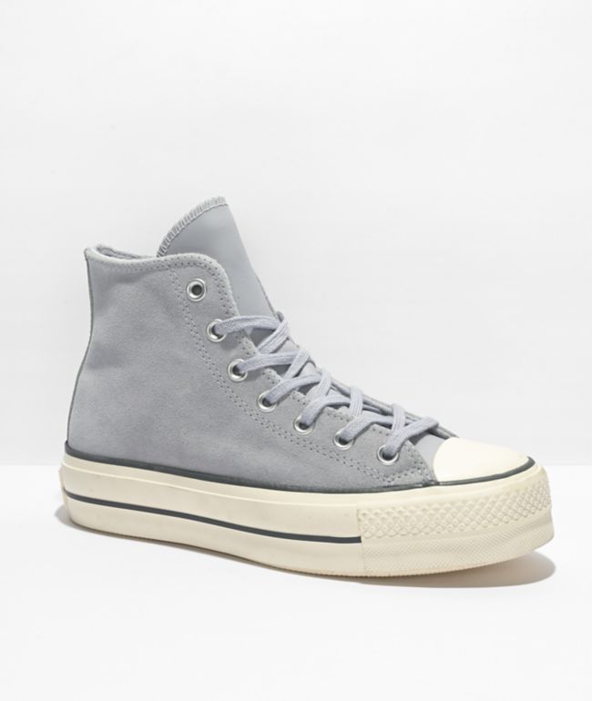 Converse Taylor All Star Lift Cozy Gravel Shoes
