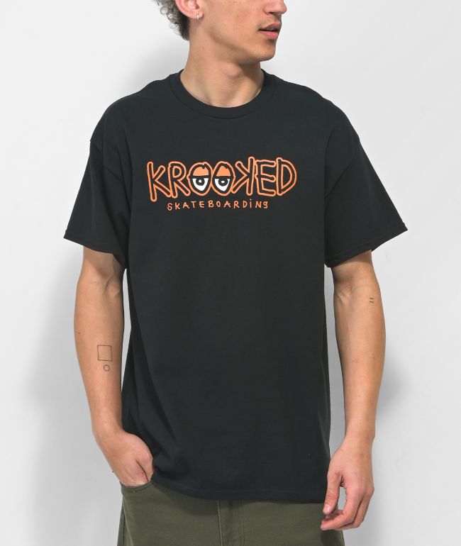 Krooked Eyes Fill Black T-Shirt