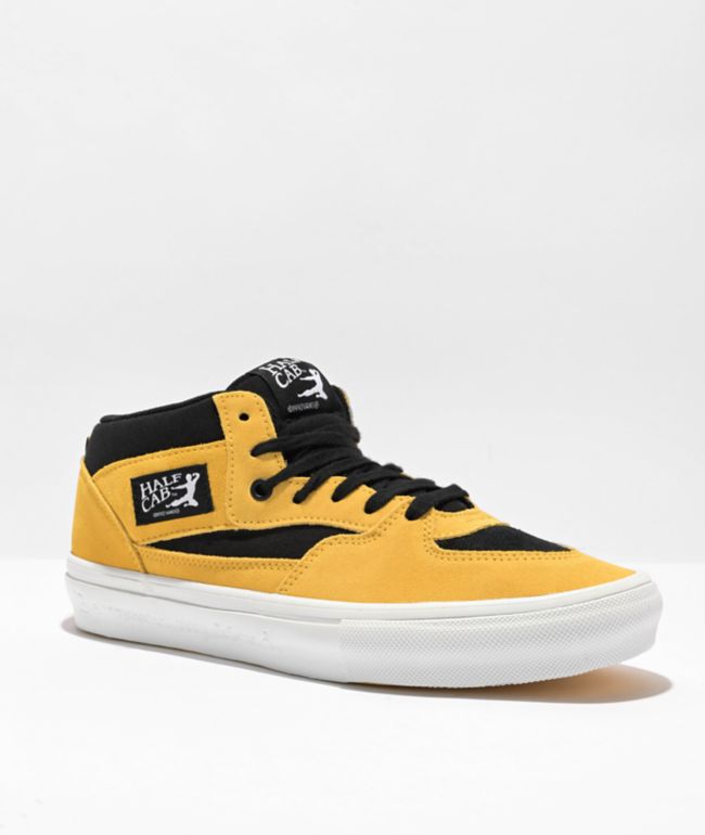 Vans x Bruce Lee Half Cab Bruce Lee Black u0026 Yellow Skate Shoes