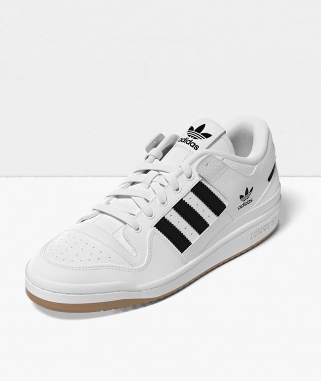 adidas Forum 84 Low White, Black Gum Shoes